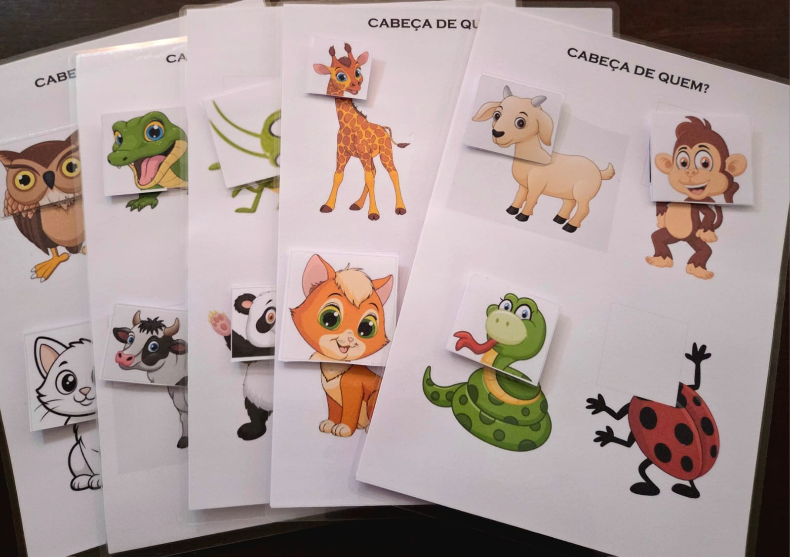 Cabeça de Quem? Quebra-Cabeça de Partes e Todo