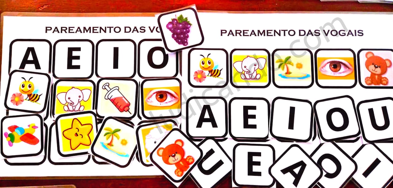 Pareamento das Vogais: O Primeiro Passo na Alfabetização