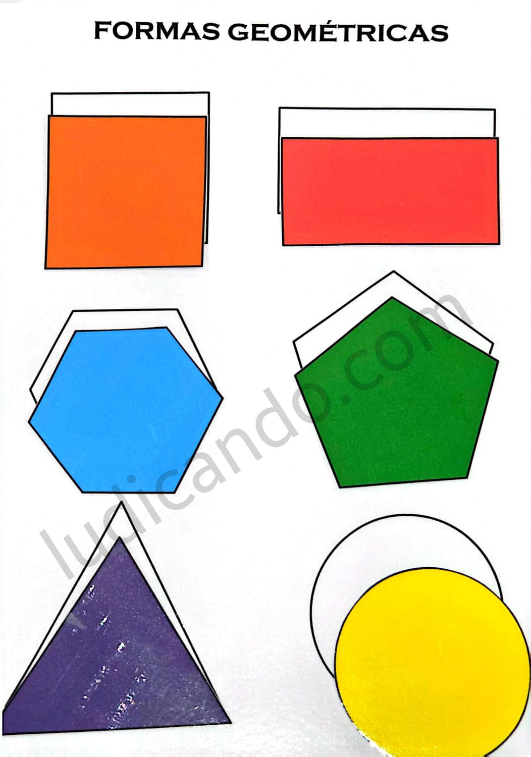 Cada um em seu Lugar: Quebra-Cabeça de Formas e Cores