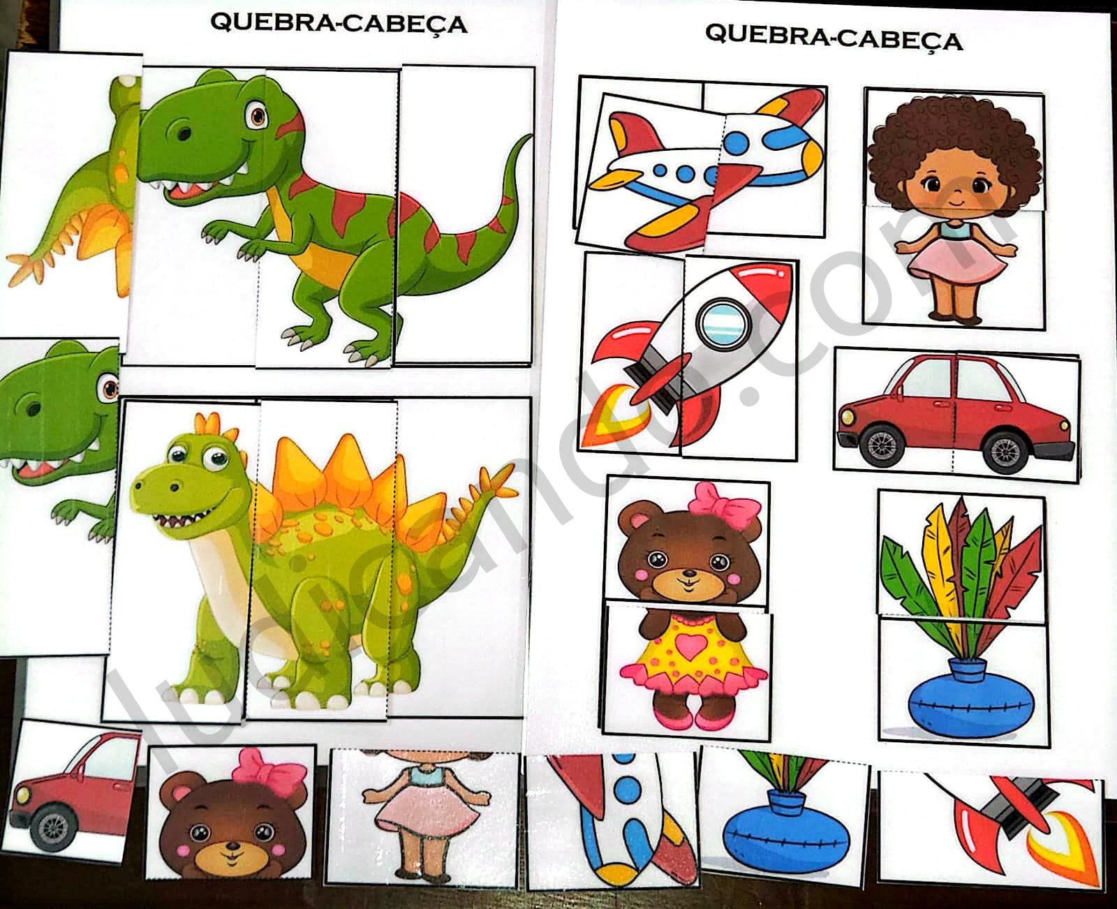 Juntando Peças: Quebra-Cabeças Simples para Raciocínio Lógico