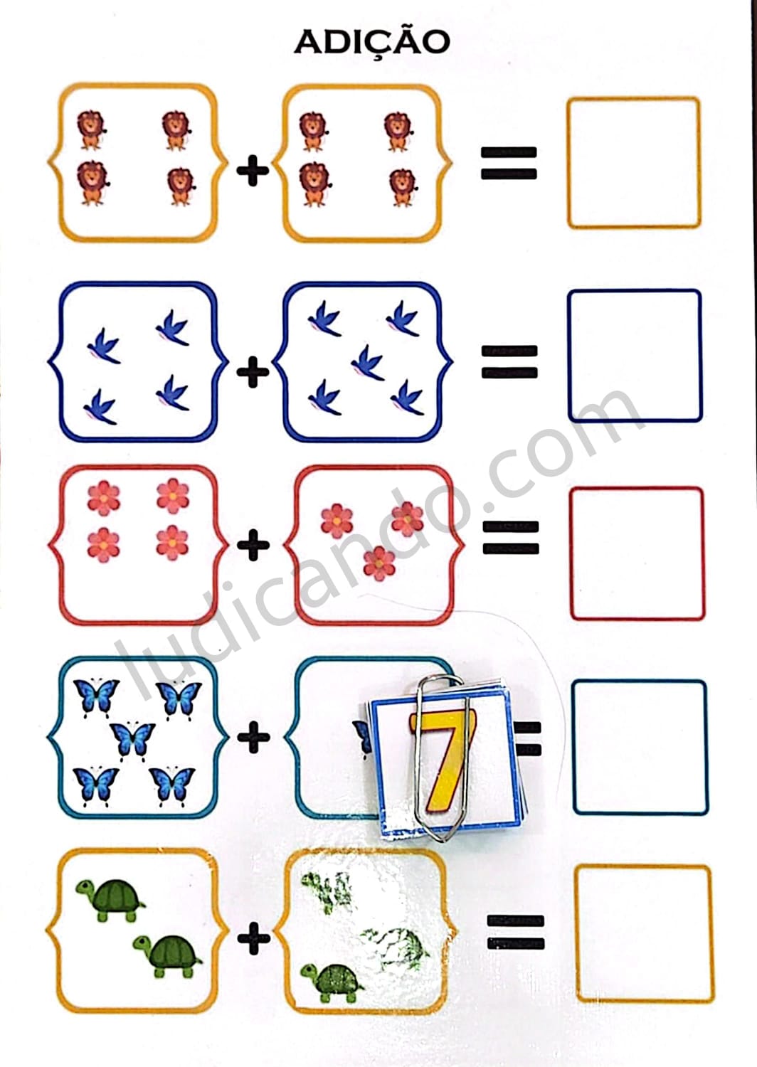 Matemática Divertida: Adição e Subtração com Apoio Visual