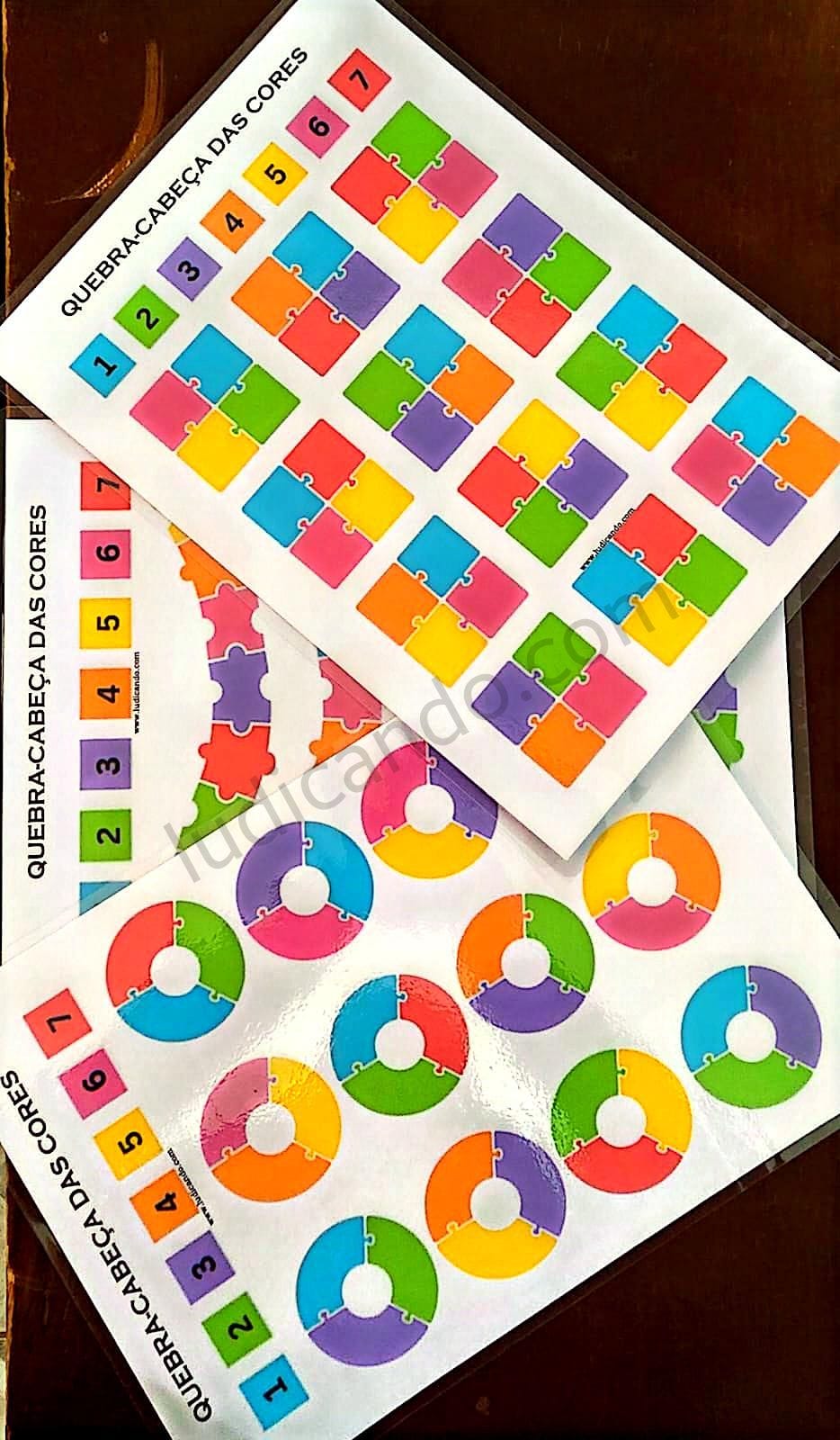 Quebra-Cabeça das Cores: Desafio de Lógica e Padrões Visuais