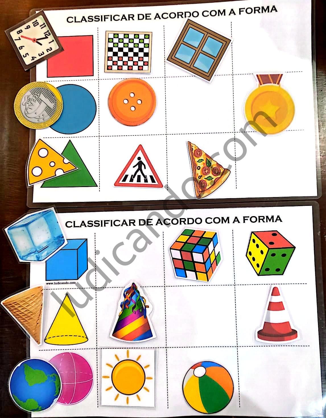 Classificar por Forma: Geometria no Dia a Dia